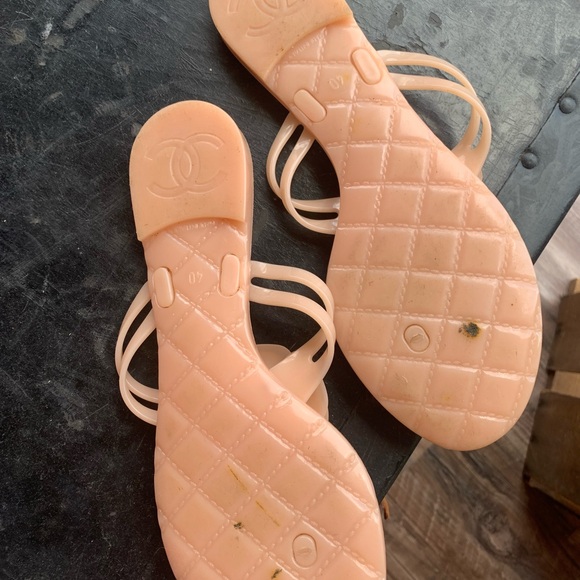 Chanel Women's Camelia Jelly Sandals - Picture 4 of 5